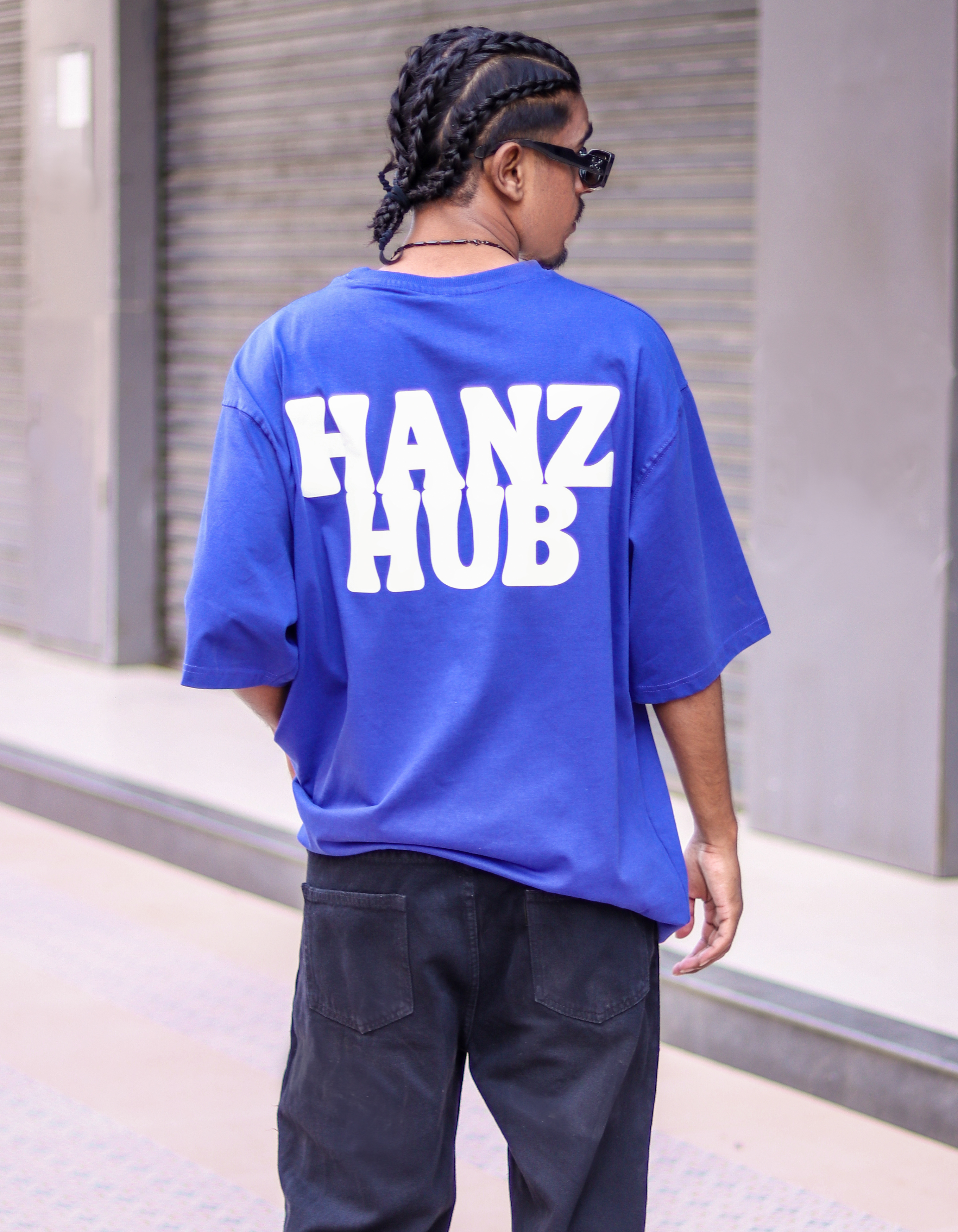 Tiger Spirit Over Size Navy Blue-Tee