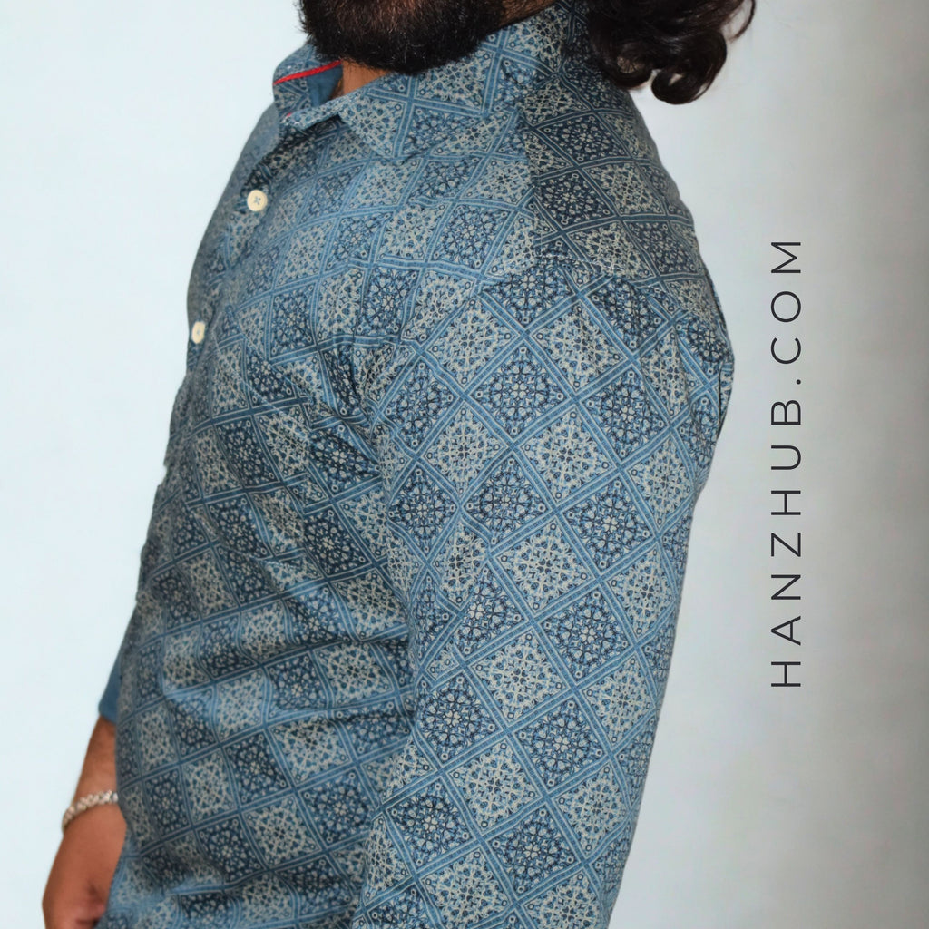 Blue Sapphire Tile Shirt
