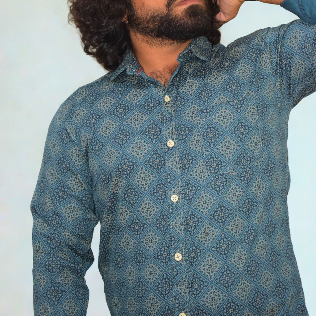 Blue Sapphire Tile Shirt