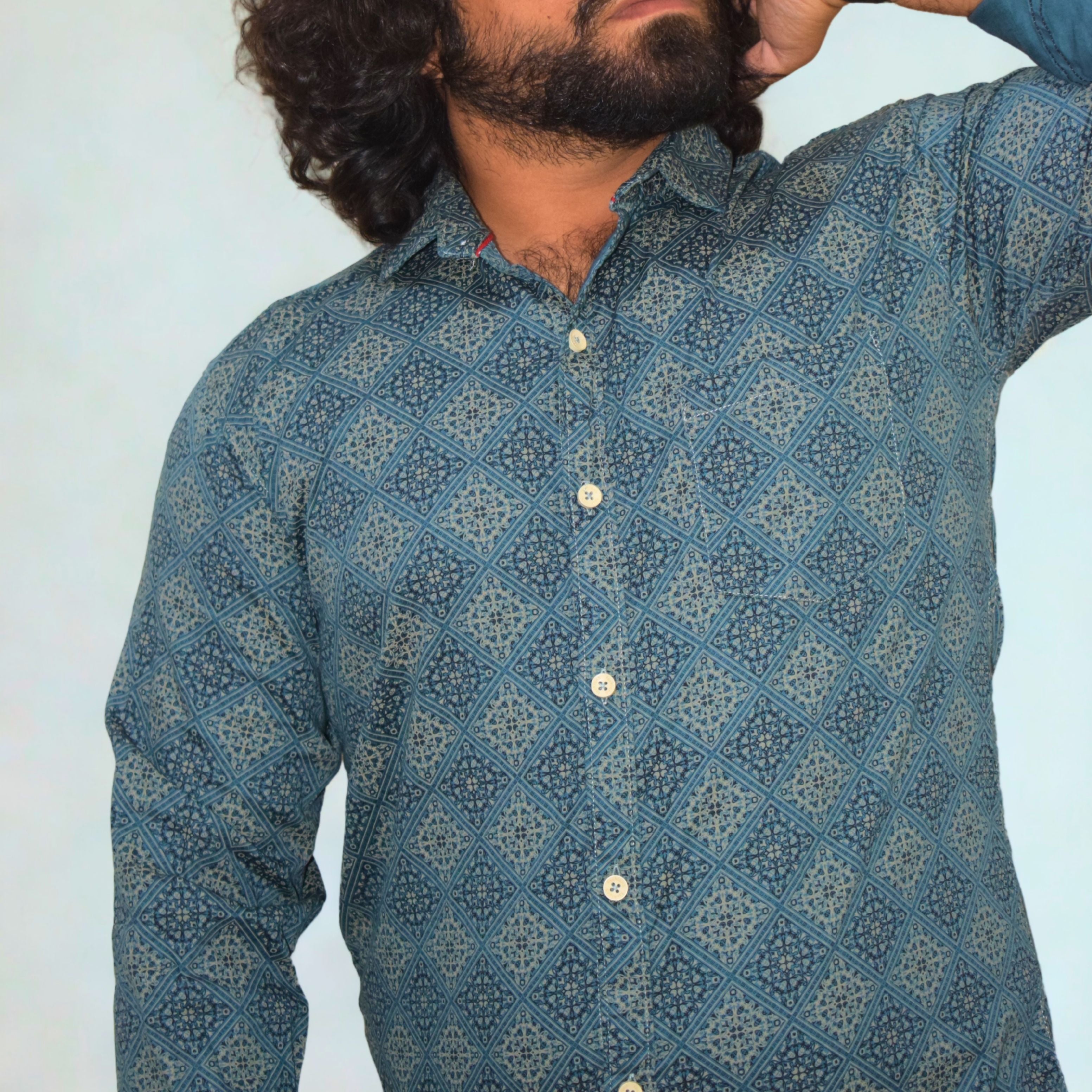 Blue Sapphire Tile Shirt