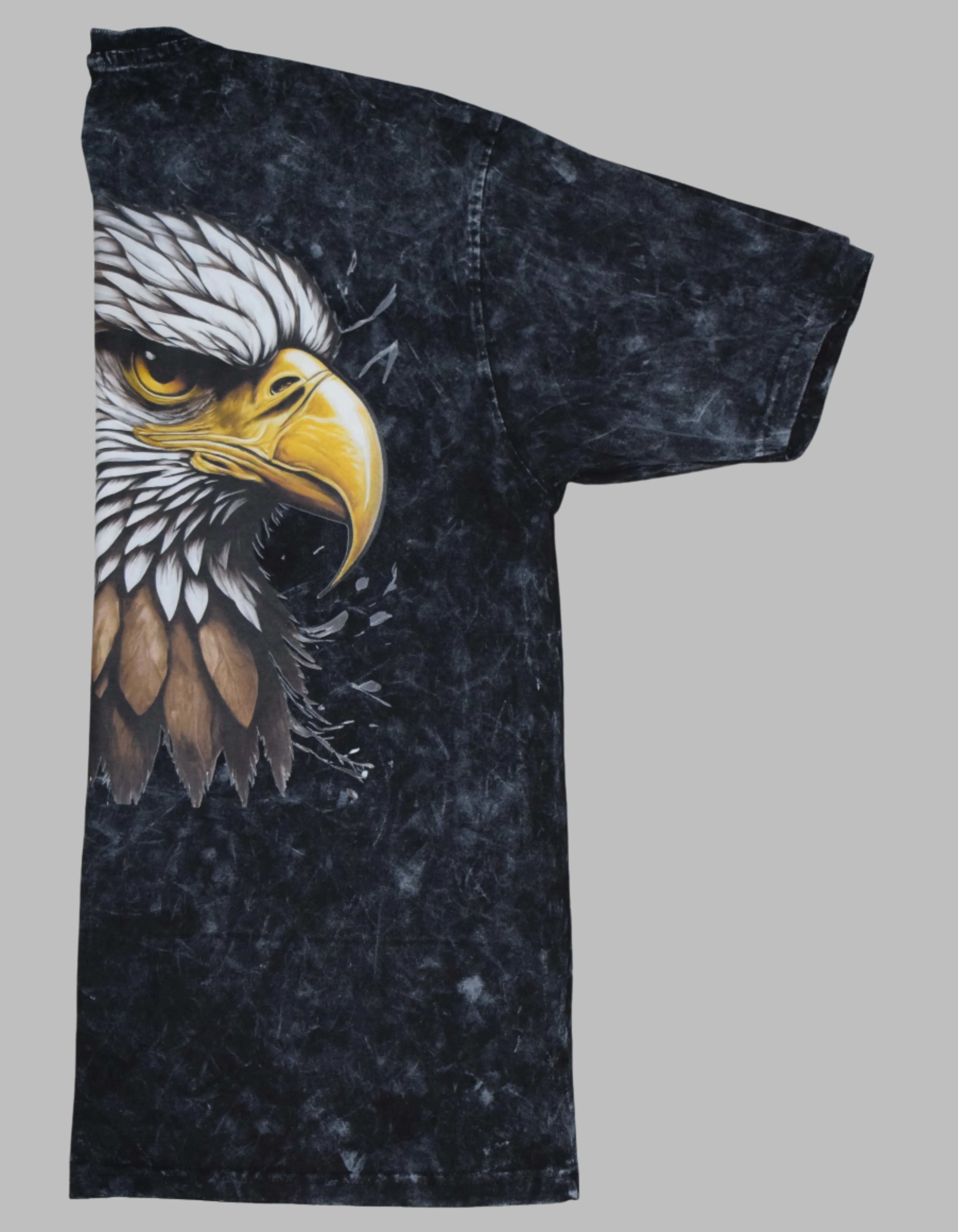 Golden Gaze Acid Wash Black- Tee