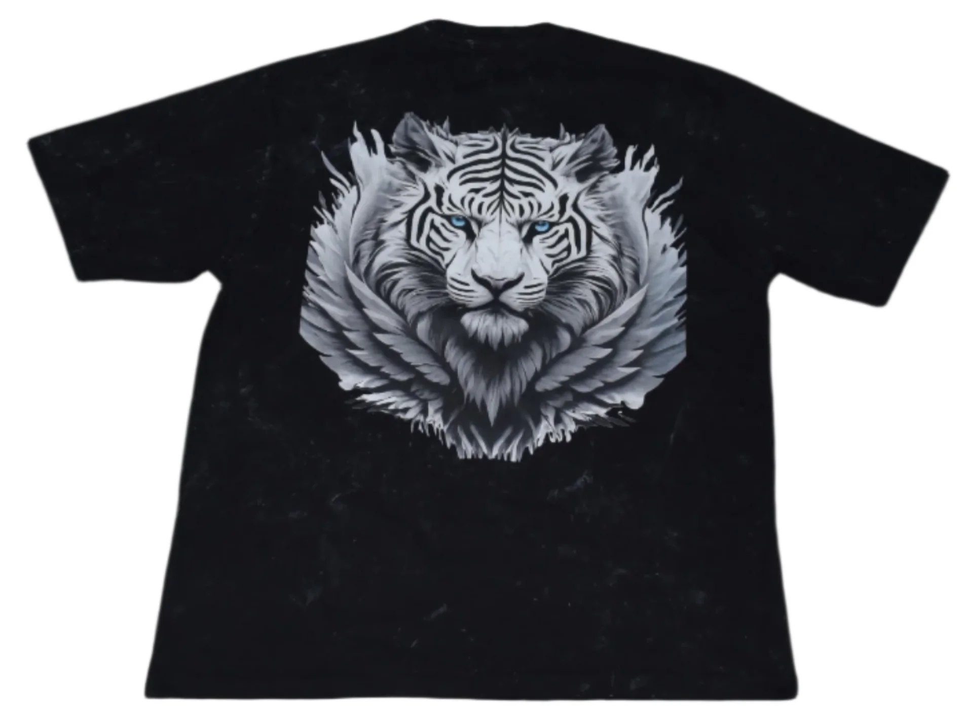 Fierce Majesty Acid Wash Black-Tee