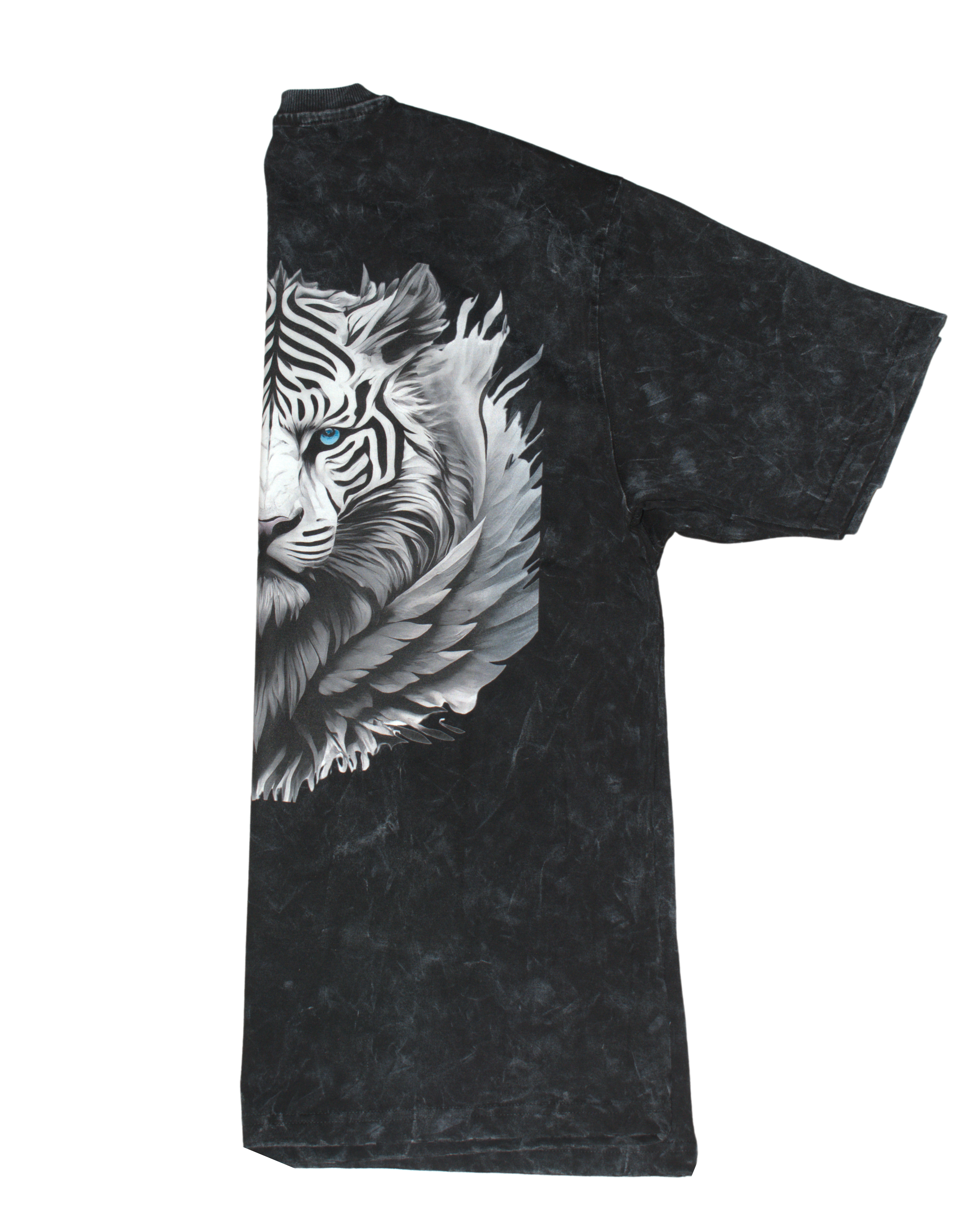 Fierce Majesty Acid Wash Black-Tee