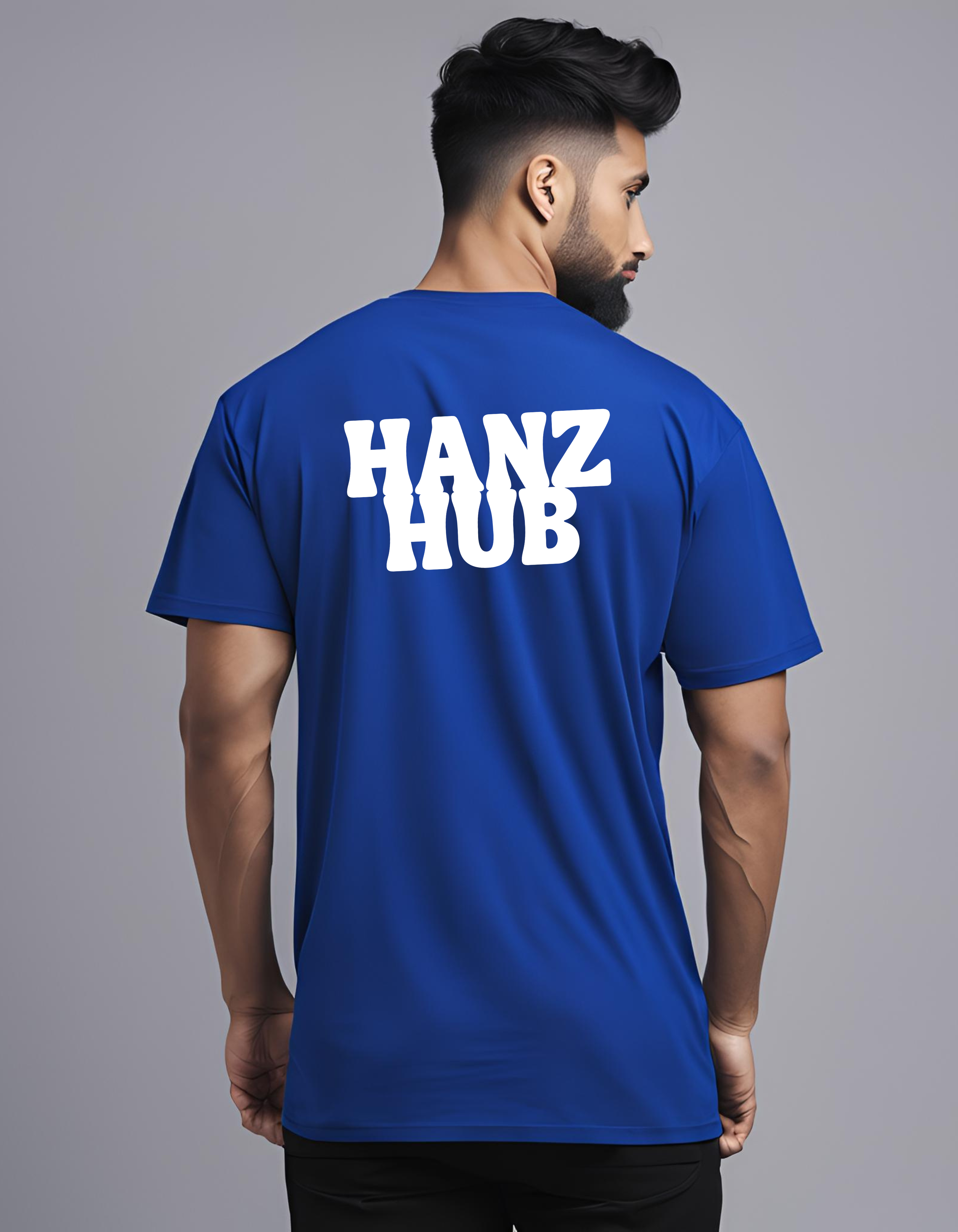 Tiger Spirit Over Size Navy Blue-Tee