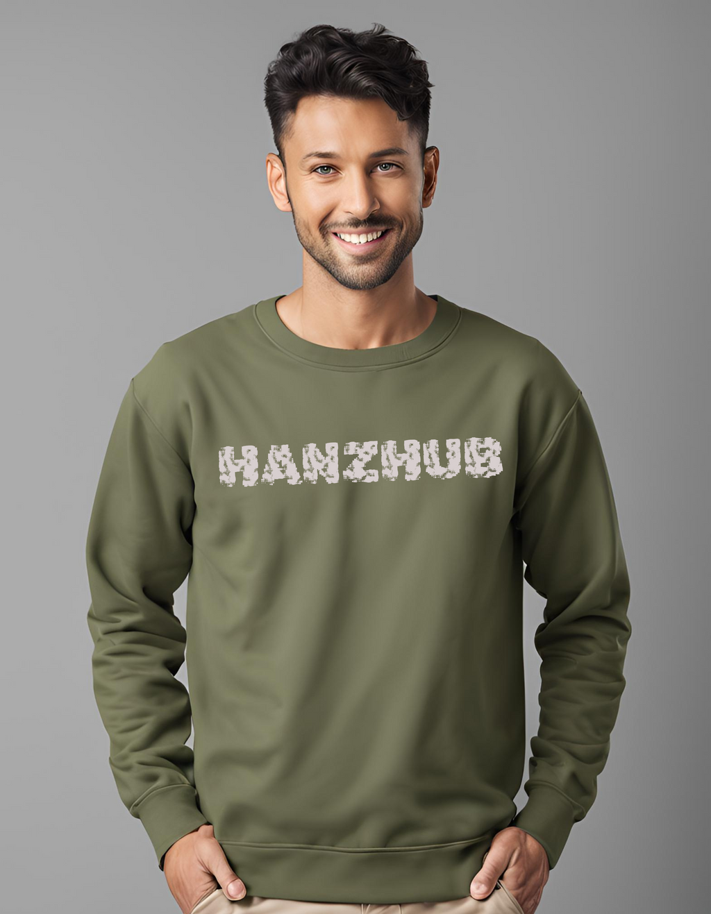 Golden Gaze Olive Green- SWEATSHIRT